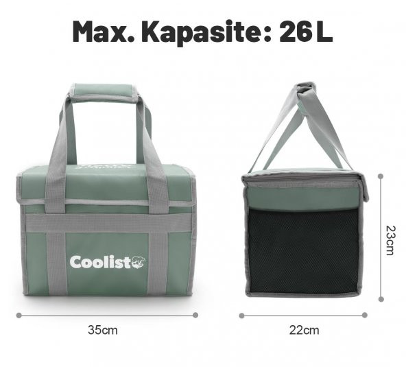 Coolist CL26LG 26 Litre Katlanabilir Termos Bez Çanta / Buzluk - 8