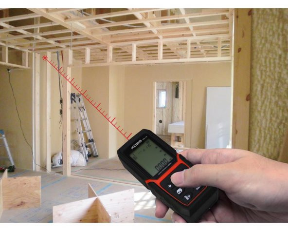 KOBB KBL100 100m Profesyonel Li-ion Şarjlı Lazer Metre - 10