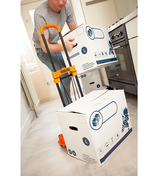 BLACK+DECKER BH201 30/65Kg Merdiven Çıkabilen Katlanır El Arabası - 8