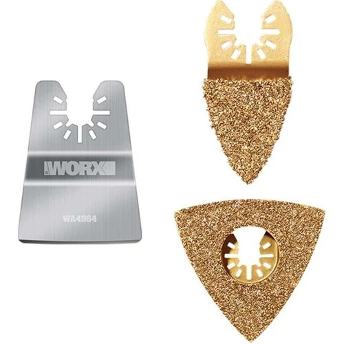 WORX WA5098 3 Parça Universal Harç Zımparası ve Raspalama Aksesuar Seti - 2