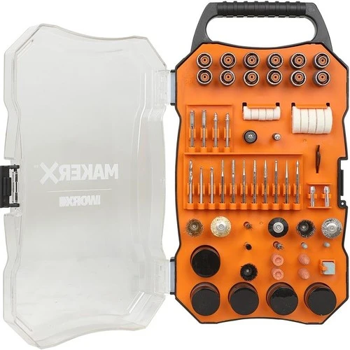 WORX WA7208 201 Parça Universal Gravür Hobi Aksesuar Seti