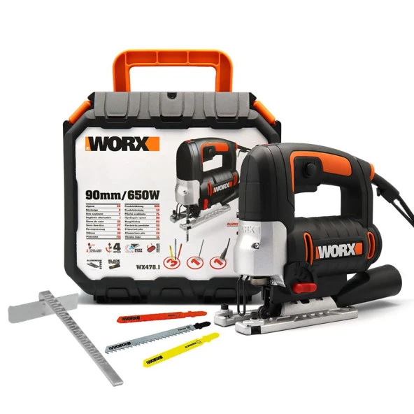 WORX WX478.1 650Watt Profesyonel Devir Ayarlı Dekupaj Testere - 6