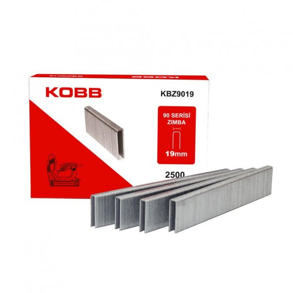 KOBB KBZ9019 19mm 2500 Adet 90 Serisi Ağır Hizmet Tipi Zımba Teli - 2