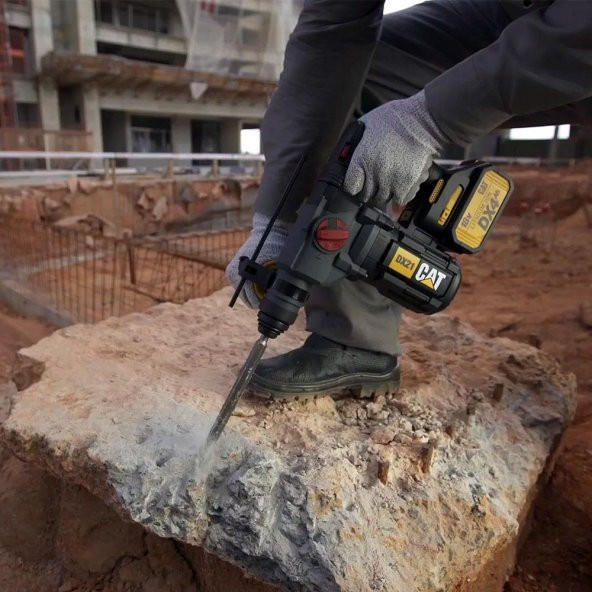 CAT DX21B 18Volt 2.2J Kömürsüz Profesyonel SDS-Plus Pnömatik Kırıcı/Delici (Akü Dahil Değildir) - 10