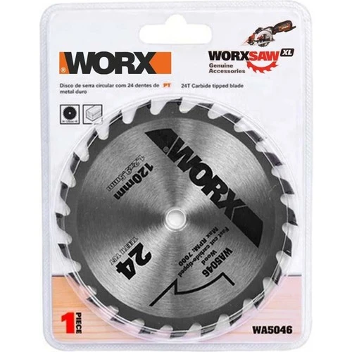 WORX WA5046 120x9,5mm Ahşap Kesme Elmas, Daire Testere Bıçağı - 2
