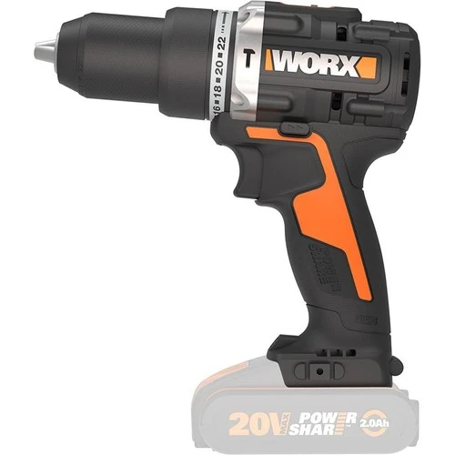 WORX WX352.9 20Volt Kömürsüz Profesyonel Şarjlı Darbeli Matkap (Akü Dahil Değildir) - 2