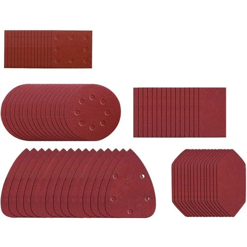 WORX WA2028 60, 80, 120 Kum, Metal ve Ahşap 75 Adet Cırtlı Zımpara Kâğıdı Seti - 2