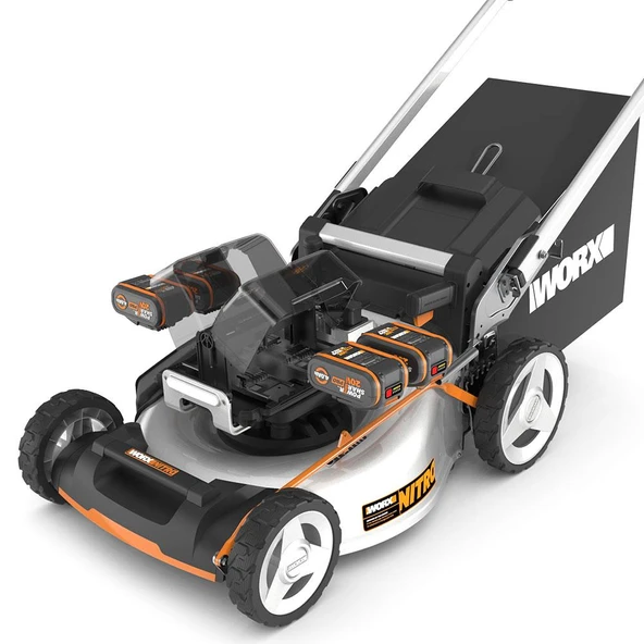 WORX WG761E 80Volt 4.0Ah. Li-ion 51cm Profesyonel Kömürsüz Şarjlı Çim Biçme - 7