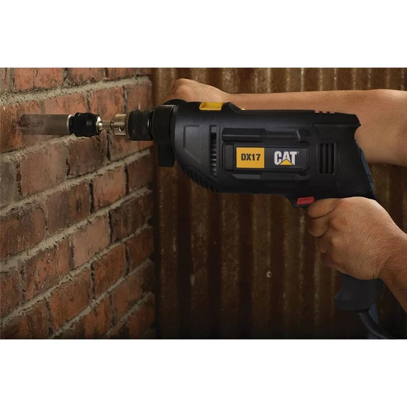 CAT DX17.1 750Watt 13mm Profesyonel Darbeli Matkap + 8 Parça Aksesuar - 10