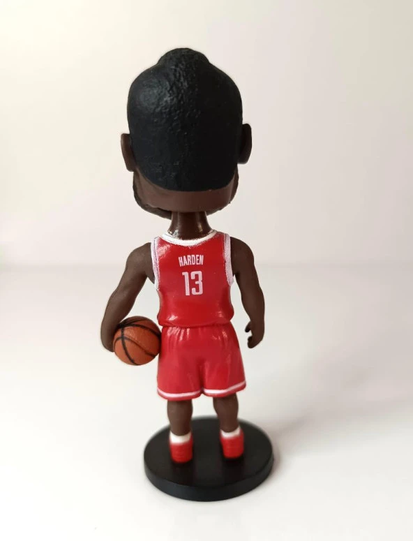 Basketbolcu James Harden Houston 13 Numara Figür Eylem Karakter Figür Oyuncak Biblo 11 cm - 3