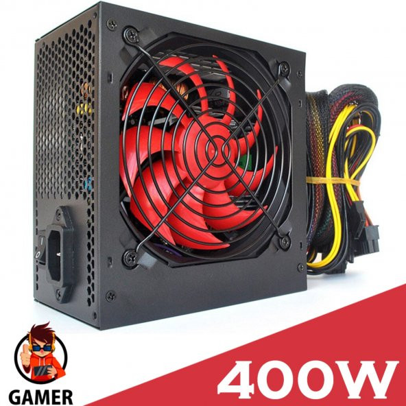 Platoon PL-9259 400W Gaming PC Power Supply 12cm Geniş Fan Güç Kaynağı - 1
