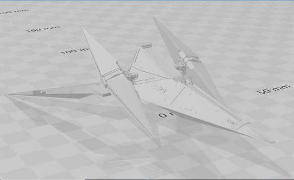 Star Fox Arwing Promo Model Plastik Aparat - 2