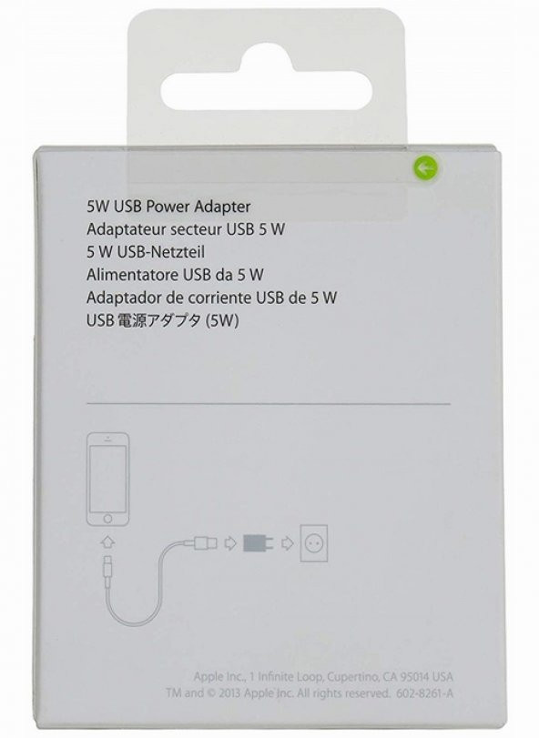 Day Orjinal Apple iPhone 12 Pro Max USB 5W Şarj Cihaz MD813ZM-A + MD818ZM-A Kablo Dahil - Resim 3