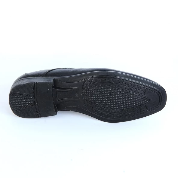 Ayakcenter ZY-20 Siyah Işık Poli %100 Deri Erkek Klasik Ayakkabı - 4