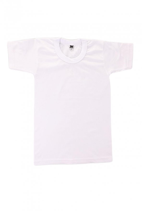 Tutku 128 Sıfır Yaka Kısa Kol Fanila Çocuk Atlet - 2