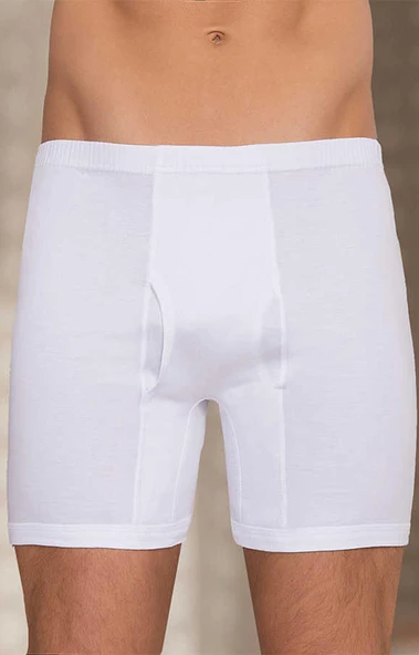 Erkek Lüx Paçalı Pamuk Boxer Berrak-1055 - 2