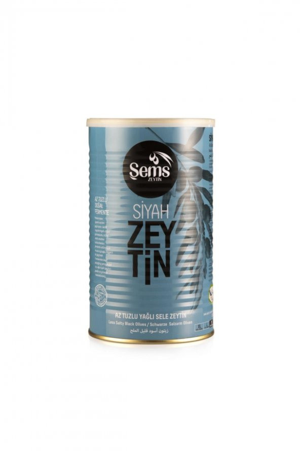Şems Yağlı Siyah Sele Zeytin 900 Gr -261-290 Kalibre (3'lü Ekonomik Paket) - 2
