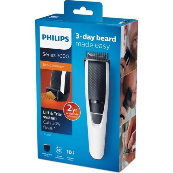 Philips 3000 Serisi BT3206/14 Sakal Kesme Makinesi - 4