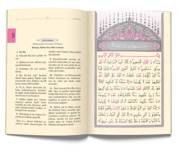 Yasin-i Şerif Cüzü Çanta Boy (Mealli) - Resim 3