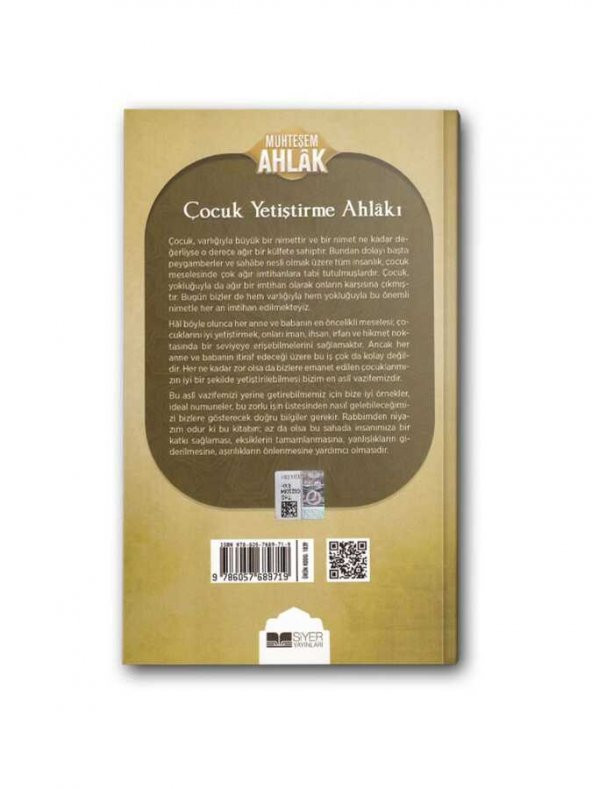 Çocuk Yetiştirme Ahlakı - Muhteşem Ahlak Serisi 3 - 2