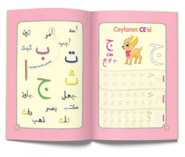 Neşeli Çocuk Elifbası Alıştırma Kitabı - Resim 3