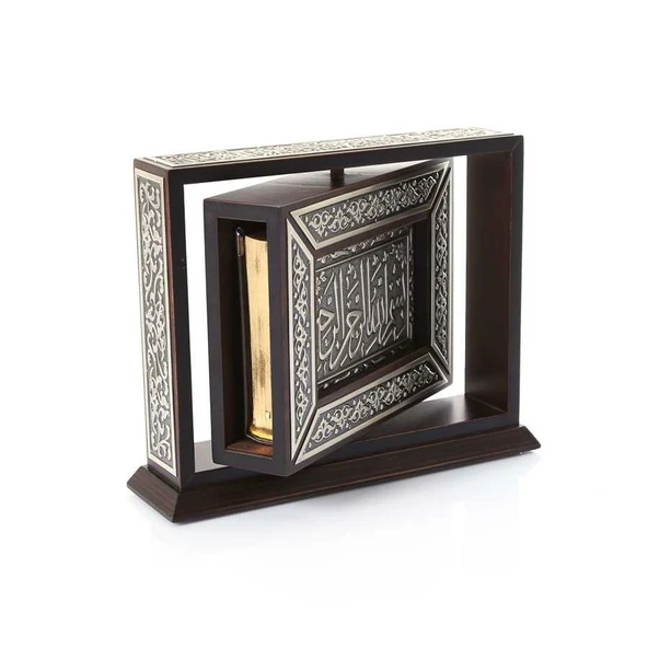 Gümüş Dönen Kutulu Kur'an (Çanta Boy) - Resim 2
