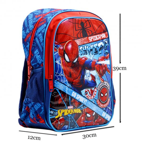 Frocx Marvel Spider Man Lisanslı İlkokul Çantası 2 Bölmeli Otto-48112 - 2