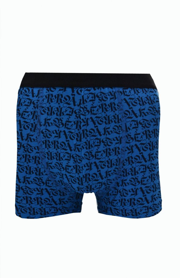 Erkek Desenli Likralı Penye Boxer Berrak-4480