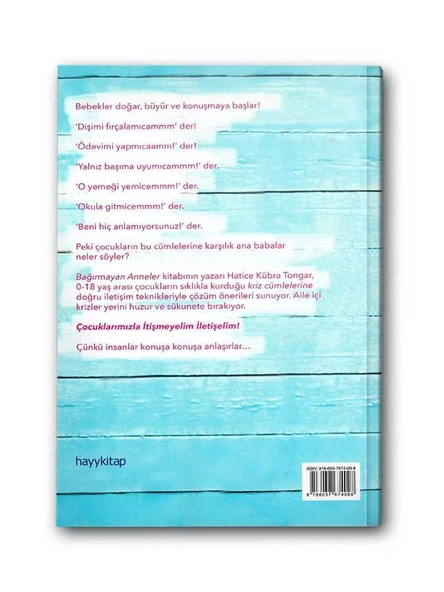 Çocuklarımızla İtişmeyelim İletişelim - 2