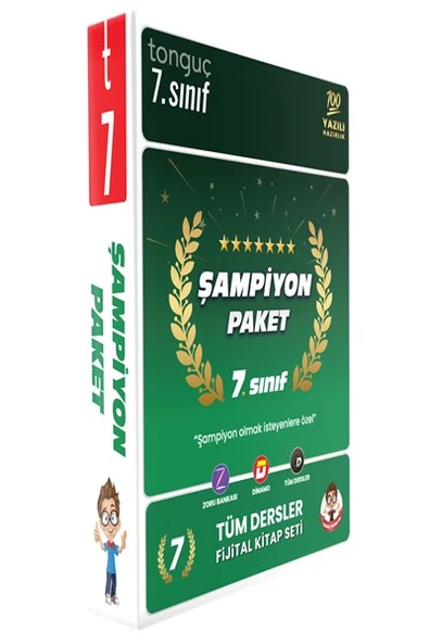 7. Sınıf Şampiyon Paketi - 7 Kitap Tonguç Akademi