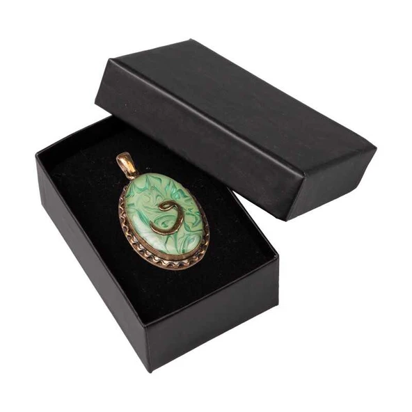 Ebrulu Vav El İşi Otantik Reçine Kolye Cevşen (1768-3) - 2