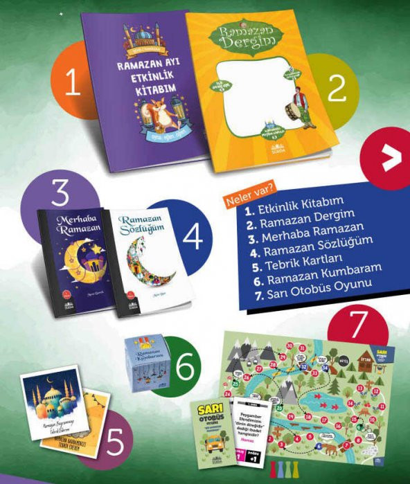 Ramazan Seti (4 Kitap + Kumbara + Oyun + Bez Çanta) - 1