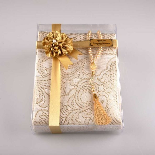 Tesbih Seccade Seti (Gold) - 2