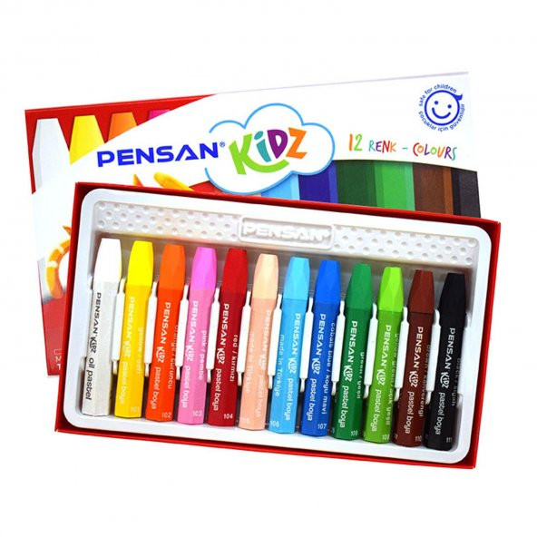 Pensan Kidz Pastel Boya 12 Renk - 2