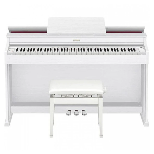 Casio AP-470 Dijital Piyano (Beyaz) (TABURE+KULAKLIK)