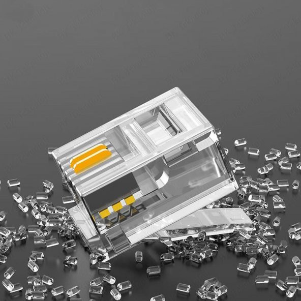 Rj11 Jack Telefon Kablo Ucu Konnektörü 100 Adet - 2