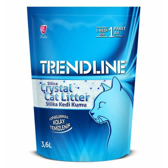 Trendline Silika Kristal Kedi Kumu 3,6 Lt (1,4 Kg) ürün görseli