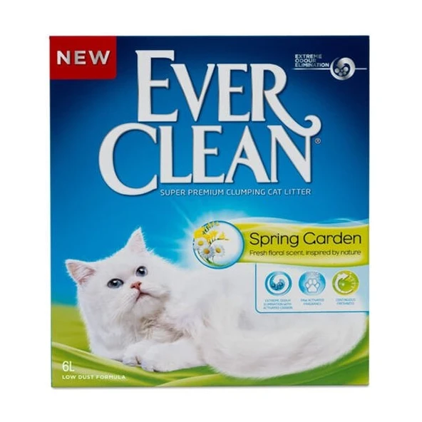 Ever Clean Spring Garden Topaklanan Kedi Kumu 6 Lt ürün görseli