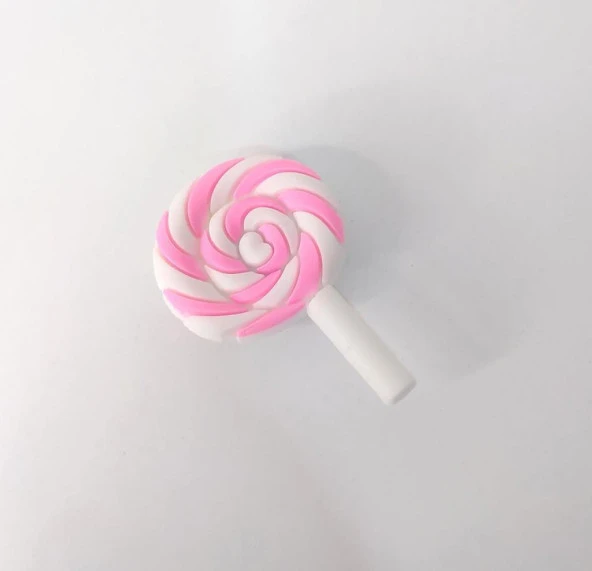 Terlik Ayakkabı Sandalet Tokası Silikon Lolipop Şeker Terlik Süsü Aksesuar - 2