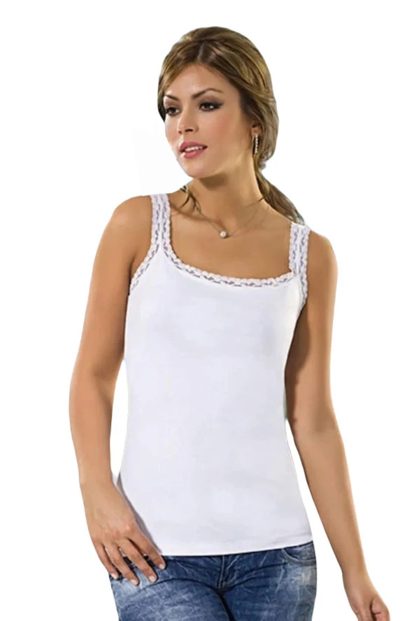 2172 Bayan Dantel Askılı Atlet