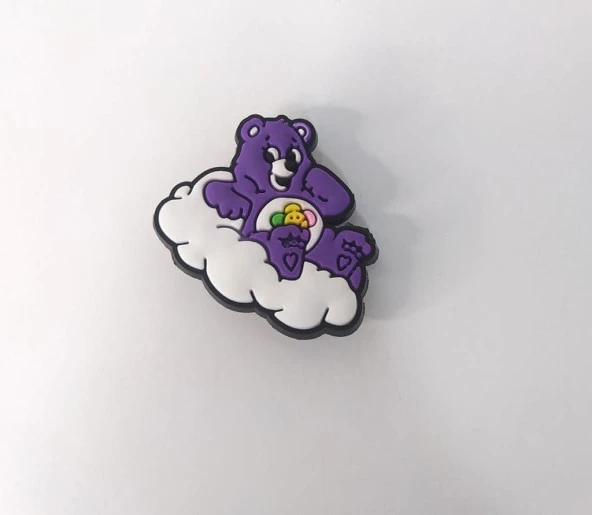 Terlik Ayakkabı Sandalet Tokası Silikon Ayıcık Terlik Süsü Aksesuar - 2