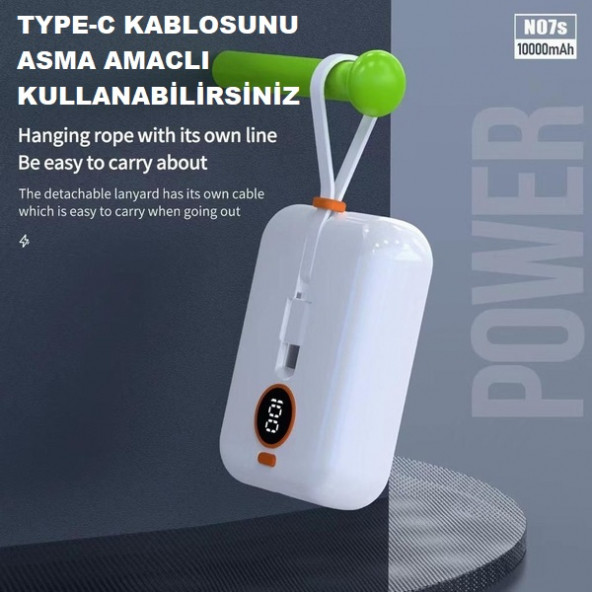 10000 Mah 66W Ultra Hızlı Powerbank Apple iphone Lightning Ve Type-c - 8