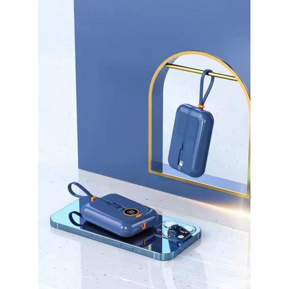 10000 Mah 66W Ultra Hızlı Powerbank Apple iphone Lightning Ve Type-c - 10