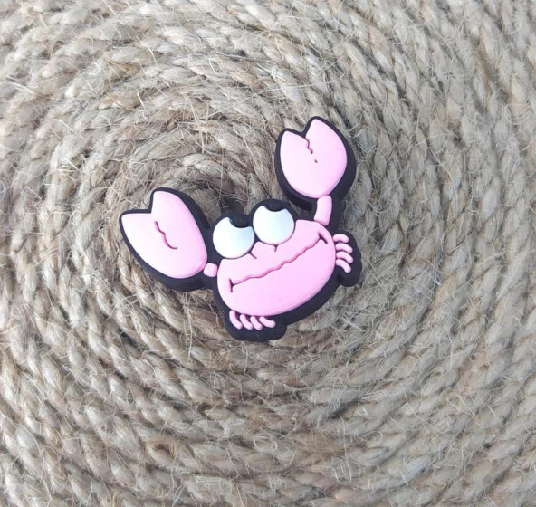 Terlik Ayakkabı Sandalet Tokası Silikon Yengeç Terlik Süsü Aksesuar