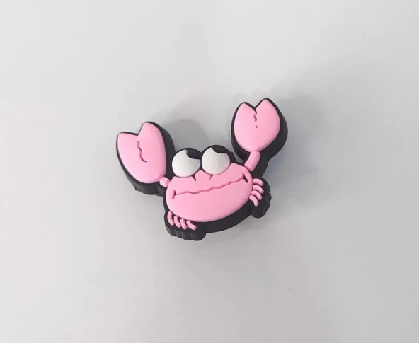 Terlik Ayakkabı Sandalet Tokası Silikon Yengeç Terlik Süsü Aksesuar - 2