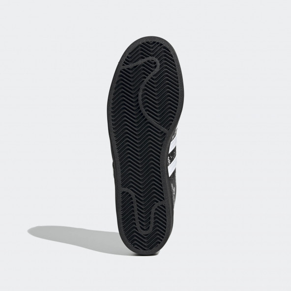 Adidas Superstar Siyah Gazete Spor Ayakkabı - 3