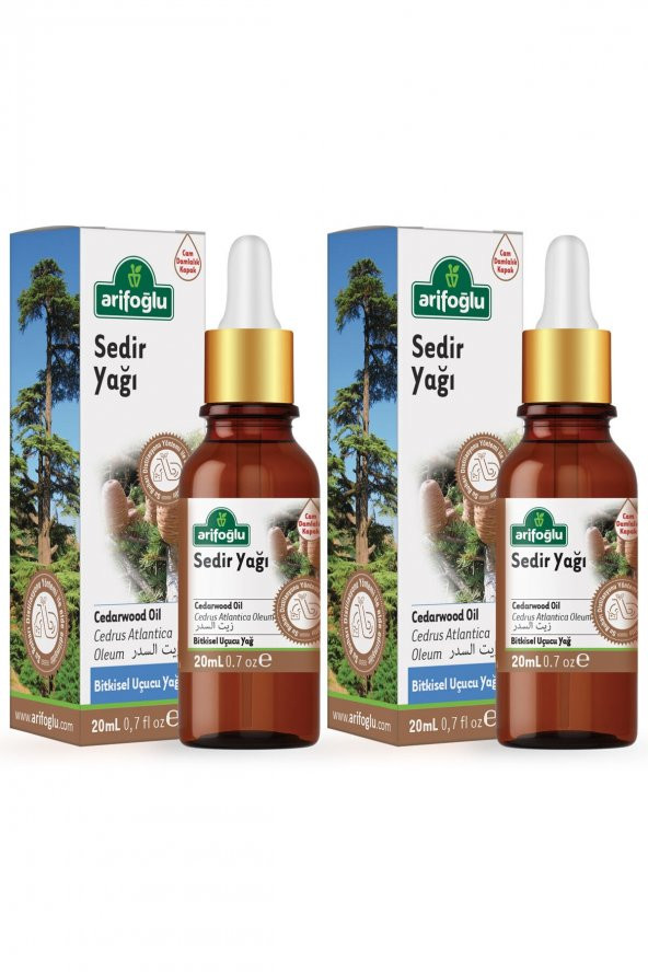 Arifoğlu Sedir Yağı 20ml 2 Li Set