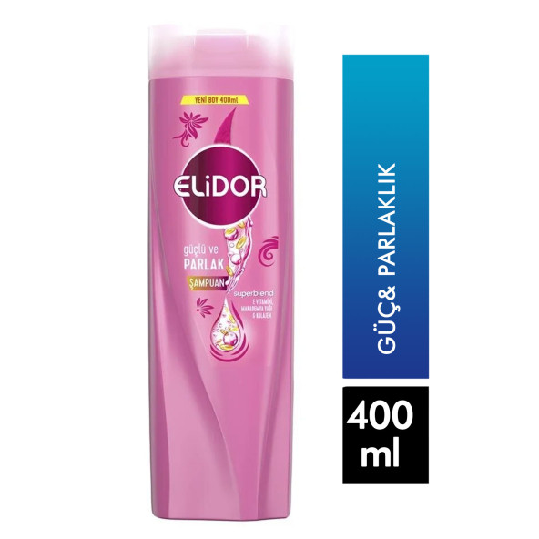 Elidor Şampuan 400 ml Güçlü ve Parlak