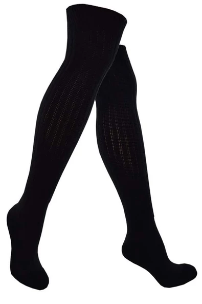 Tozluk Çorap Kadın Pamuk Havlu Taban Düz Renk Kışlık Çorap - 8