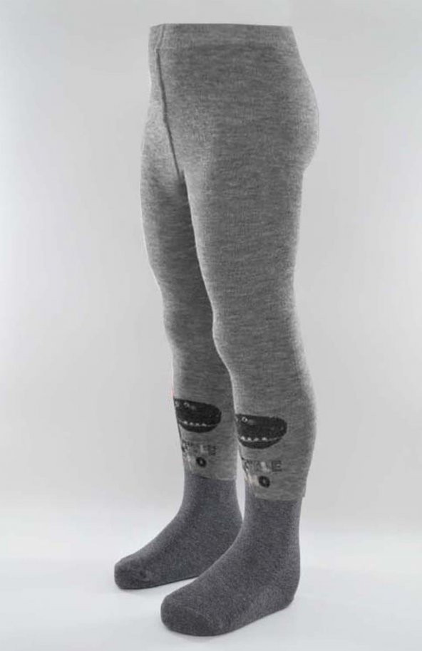 Ekinoks Erkek Çocuk Sevimli Dino Desen Pamuk Külotlu Çorap - 12